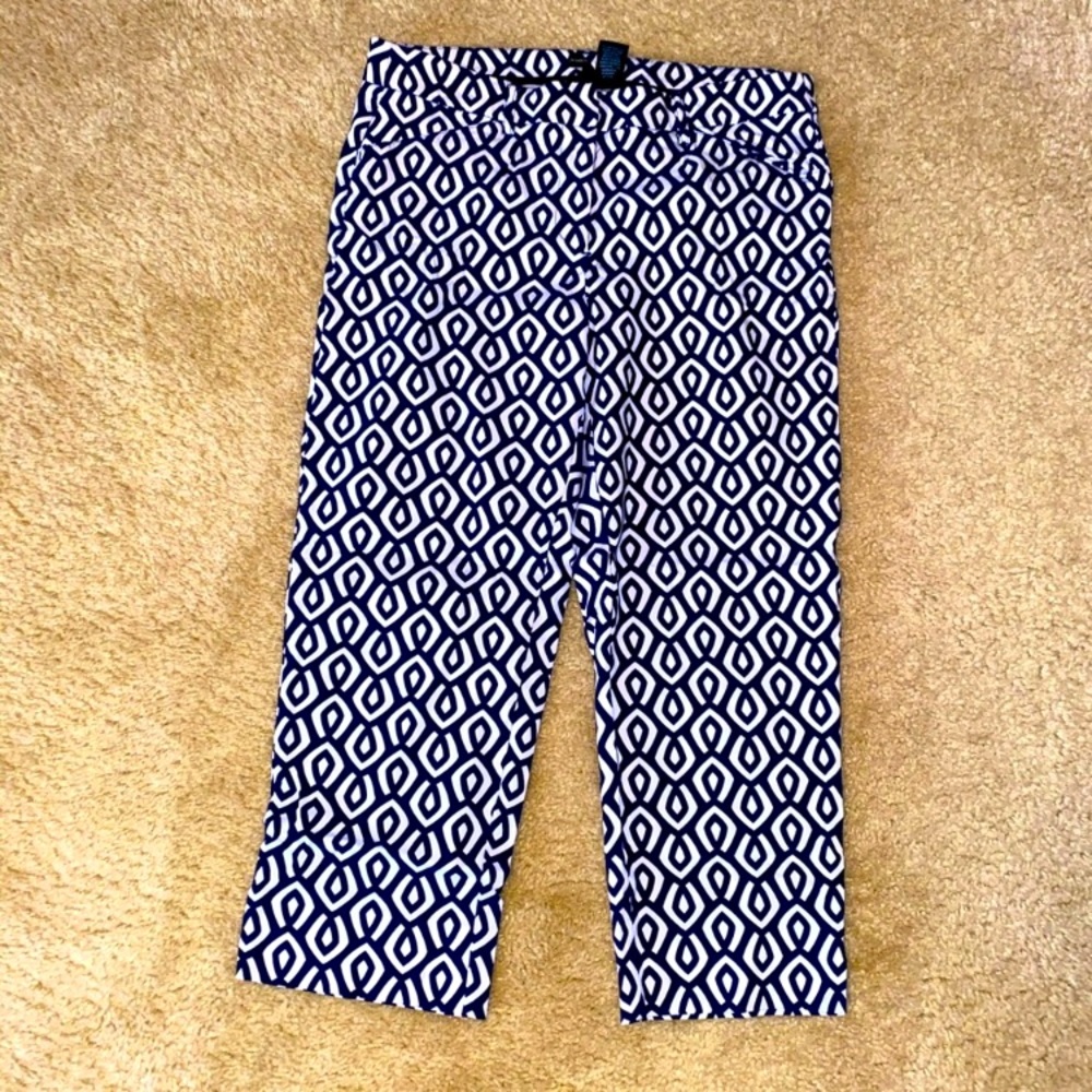 🔹💙New Directions Print Capri💙🔹